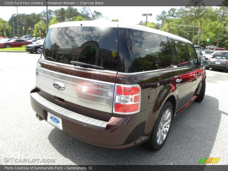 Cinnamon Metallic / Charcoal Black 2009 Ford Flex Limited