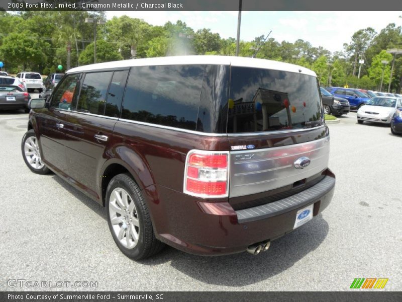 Cinnamon Metallic / Charcoal Black 2009 Ford Flex Limited