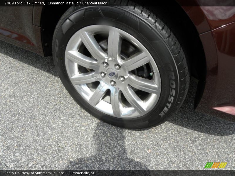 Cinnamon Metallic / Charcoal Black 2009 Ford Flex Limited