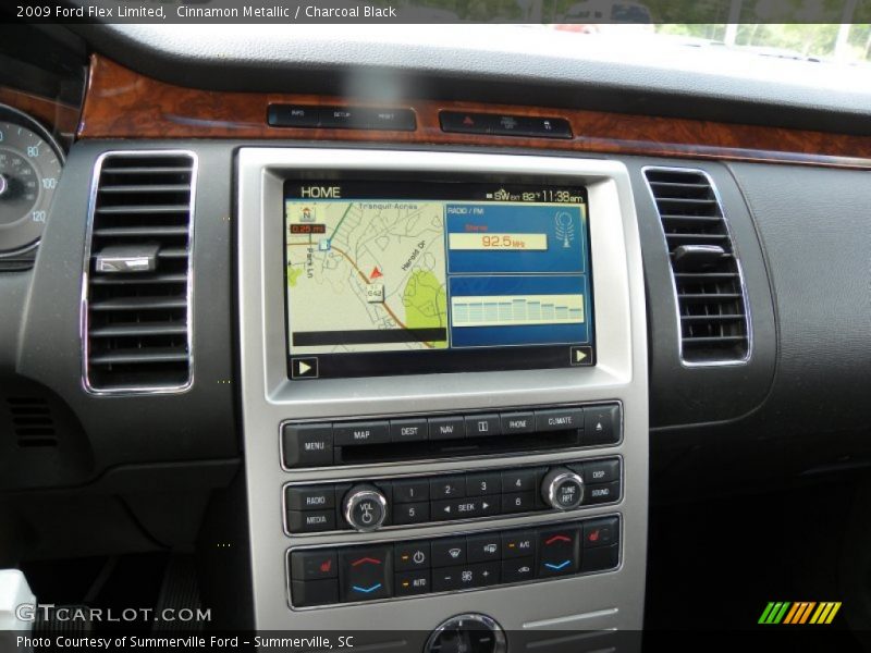 Cinnamon Metallic / Charcoal Black 2009 Ford Flex Limited