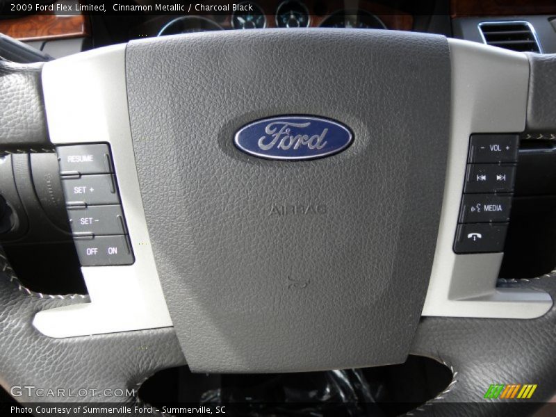 Cinnamon Metallic / Charcoal Black 2009 Ford Flex Limited