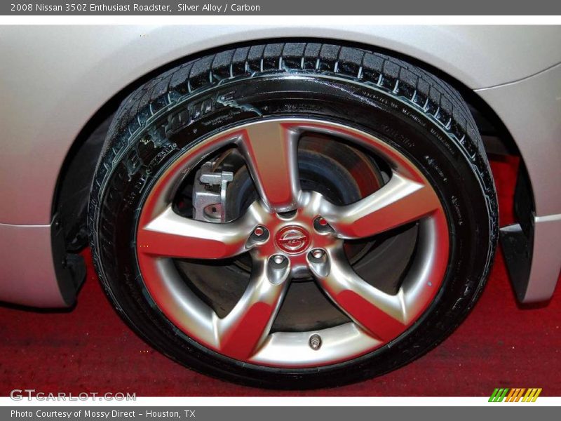 Silver Alloy / Carbon 2008 Nissan 350Z Enthusiast Roadster