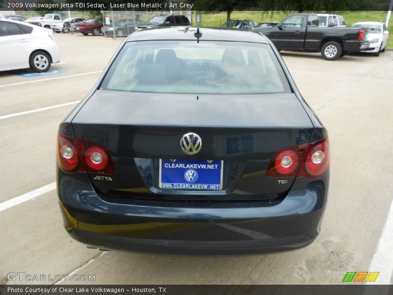 Laser Blue Metallic / Art Grey 2009 Volkswagen Jetta TDI Sedan