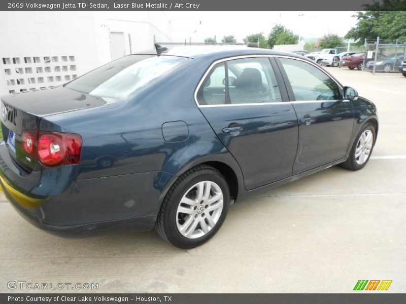 Laser Blue Metallic / Art Grey 2009 Volkswagen Jetta TDI Sedan