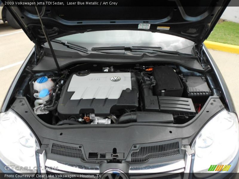 Laser Blue Metallic / Art Grey 2009 Volkswagen Jetta TDI Sedan
