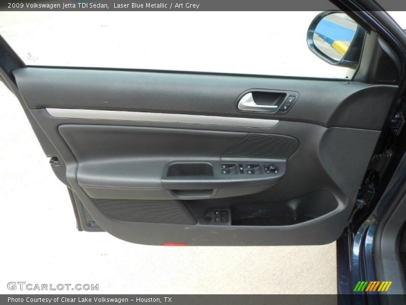 Laser Blue Metallic / Art Grey 2009 Volkswagen Jetta TDI Sedan