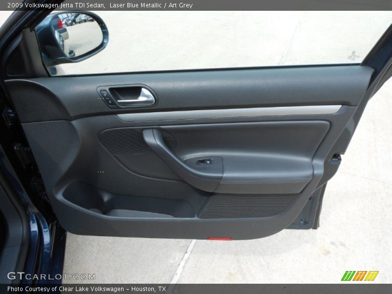 Laser Blue Metallic / Art Grey 2009 Volkswagen Jetta TDI Sedan