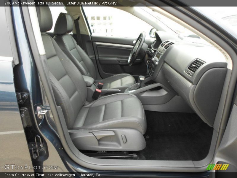 Laser Blue Metallic / Art Grey 2009 Volkswagen Jetta TDI Sedan
