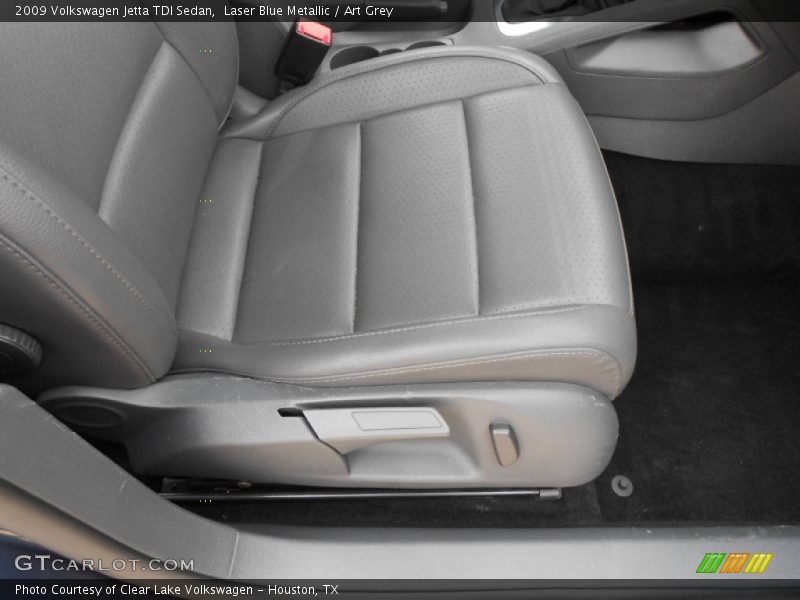 Laser Blue Metallic / Art Grey 2009 Volkswagen Jetta TDI Sedan