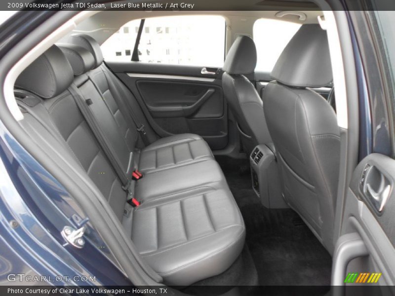 Laser Blue Metallic / Art Grey 2009 Volkswagen Jetta TDI Sedan