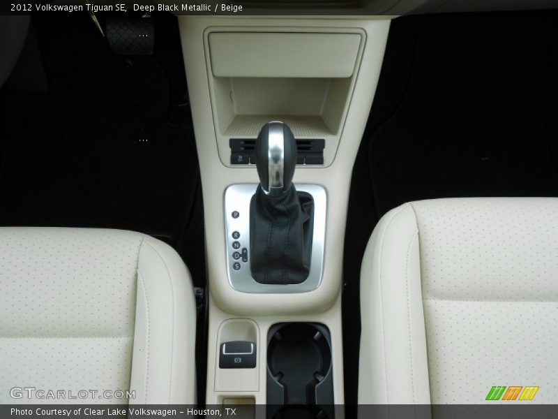 Deep Black Metallic / Beige 2012 Volkswagen Tiguan SE