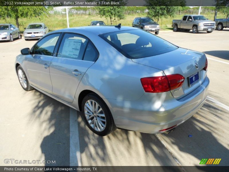 Reflex Silver Metallic / Titan Black 2012 Volkswagen Jetta SEL Sedan