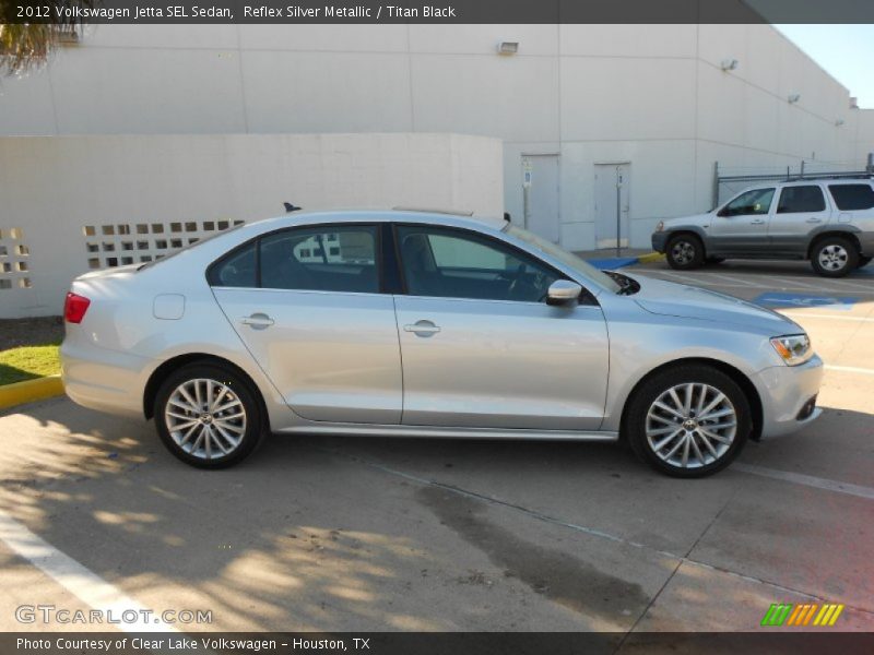 Reflex Silver Metallic / Titan Black 2012 Volkswagen Jetta SEL Sedan