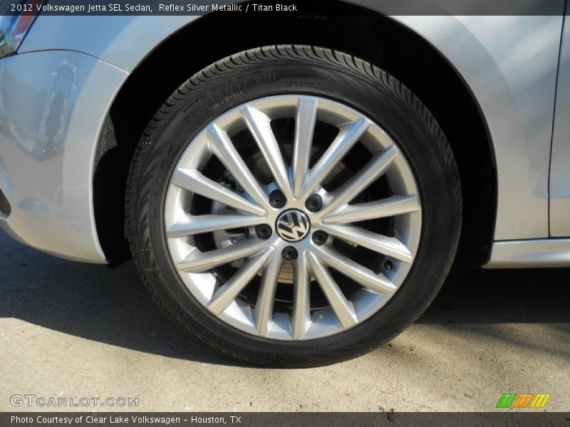 Reflex Silver Metallic / Titan Black 2012 Volkswagen Jetta SEL Sedan