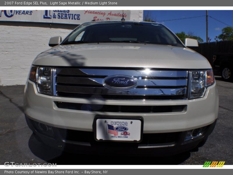 Light Sage Metallic / Medium Light Stone 2007 Ford Edge SEL Plus