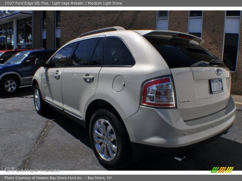 Light Sage Metallic / Medium Light Stone 2007 Ford Edge SEL Plus