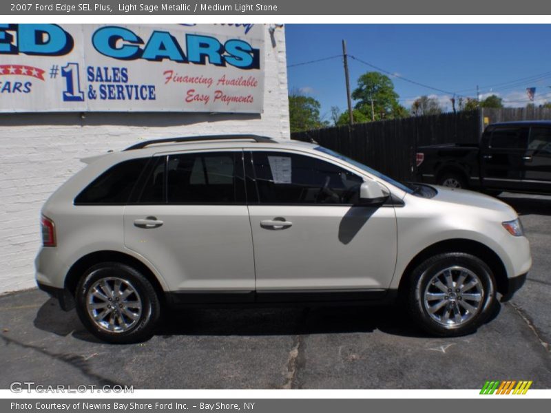 Light Sage Metallic / Medium Light Stone 2007 Ford Edge SEL Plus