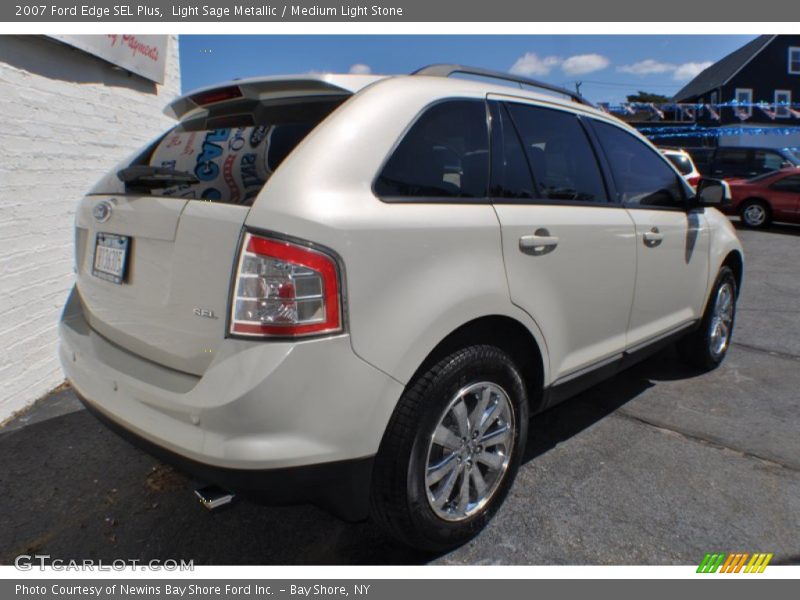 Light Sage Metallic / Medium Light Stone 2007 Ford Edge SEL Plus