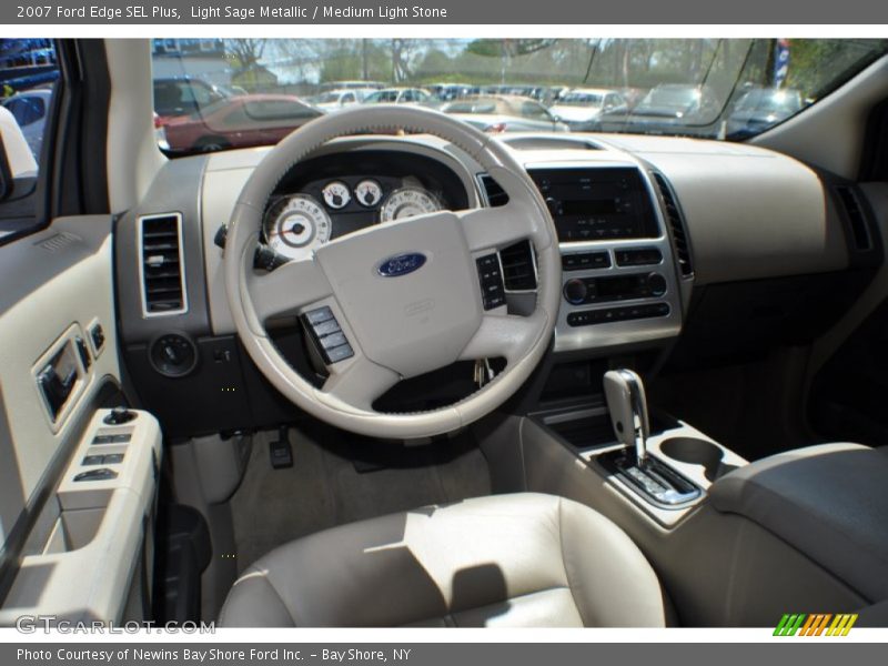 Light Sage Metallic / Medium Light Stone 2007 Ford Edge SEL Plus