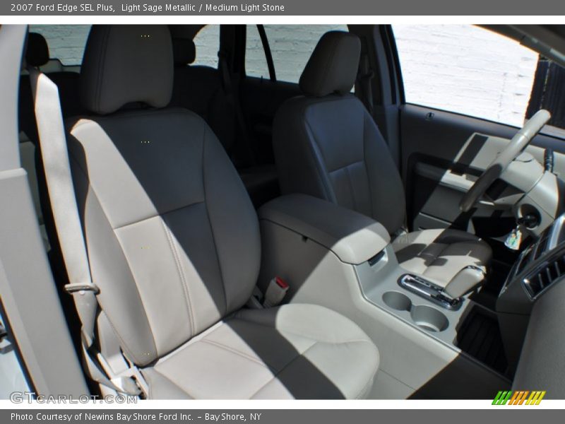 Light Sage Metallic / Medium Light Stone 2007 Ford Edge SEL Plus