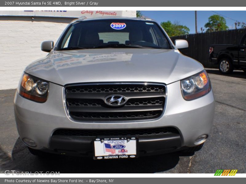 Bright Silver / Gray 2007 Hyundai Santa Fe SE 4WD
