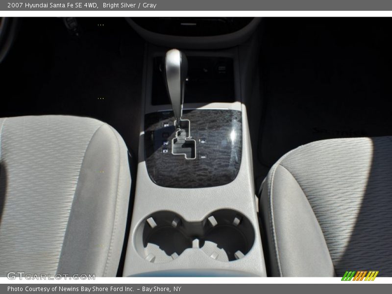 Bright Silver / Gray 2007 Hyundai Santa Fe SE 4WD
