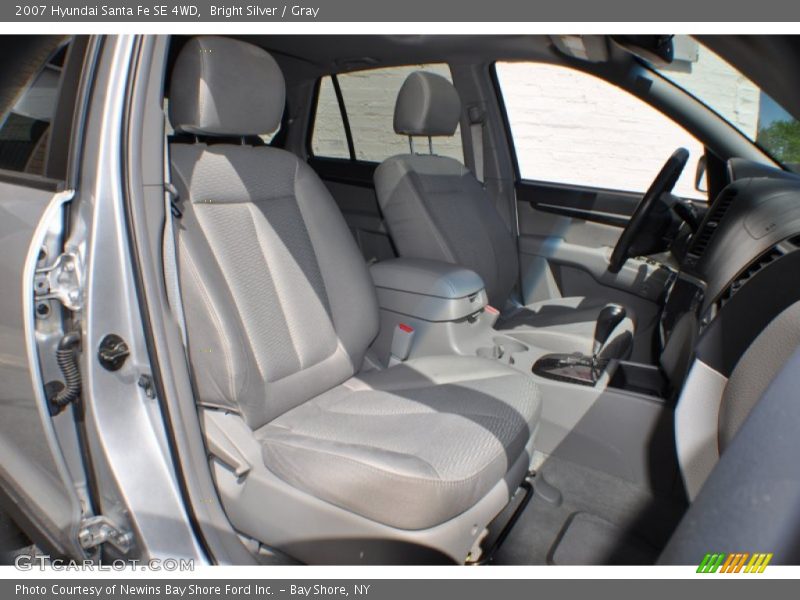 Bright Silver / Gray 2007 Hyundai Santa Fe SE 4WD