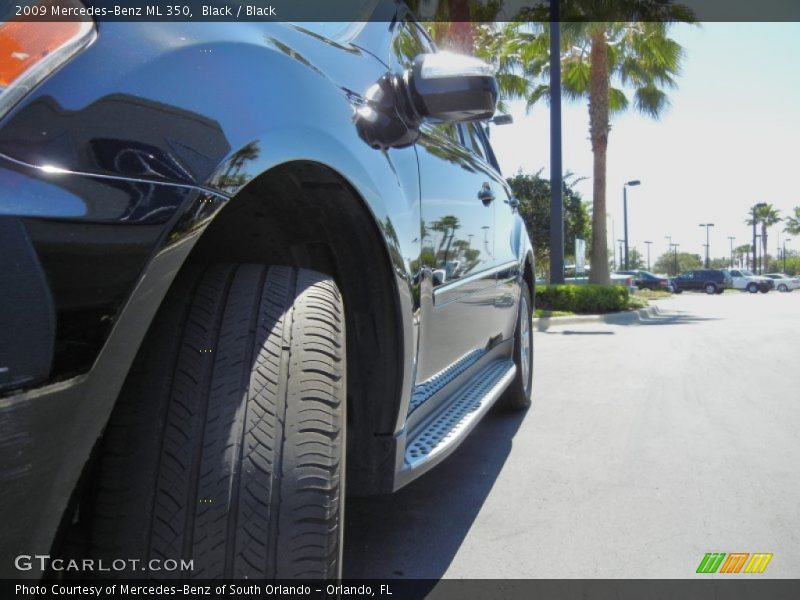 Black / Black 2009 Mercedes-Benz ML 350