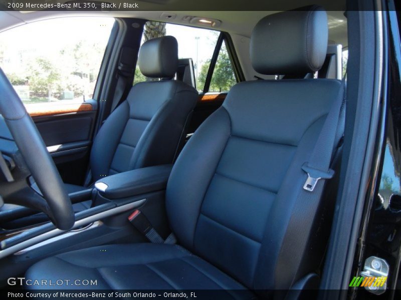 Black / Black 2009 Mercedes-Benz ML 350