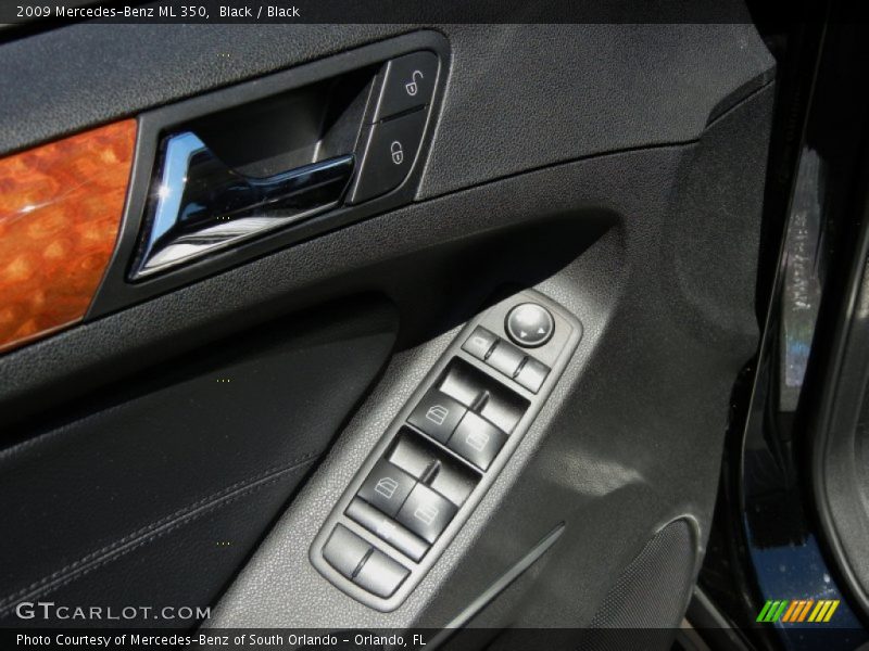 Black / Black 2009 Mercedes-Benz ML 350