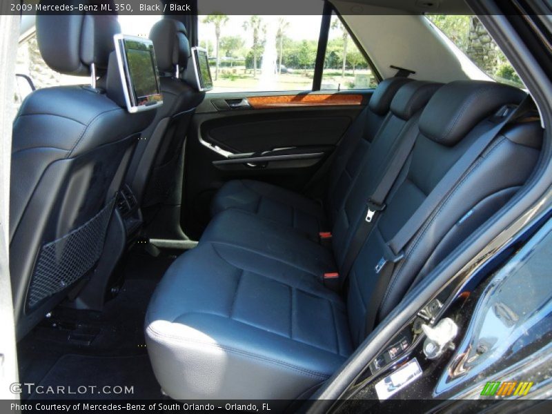 Black / Black 2009 Mercedes-Benz ML 350