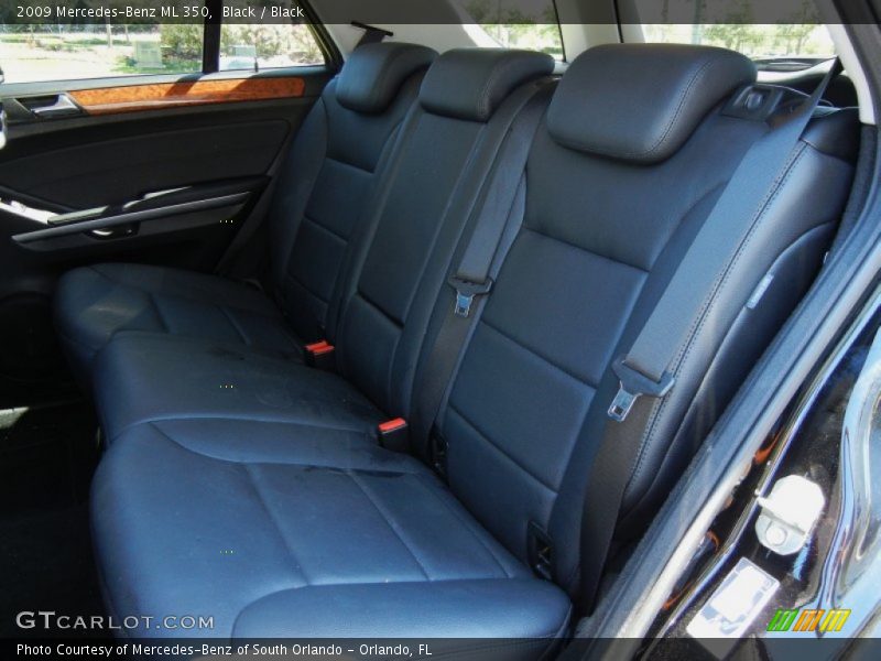 Black / Black 2009 Mercedes-Benz ML 350