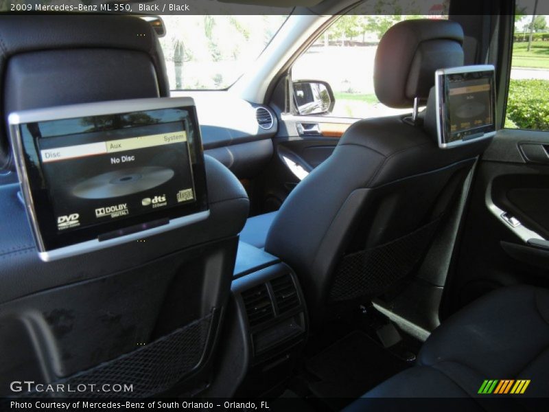 Black / Black 2009 Mercedes-Benz ML 350