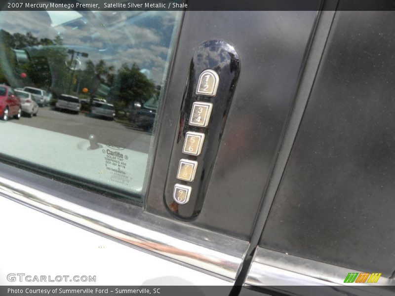 Satellite Silver Metallic / Shale 2007 Mercury Montego Premier