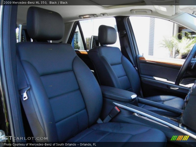 Black / Black 2009 Mercedes-Benz ML 350