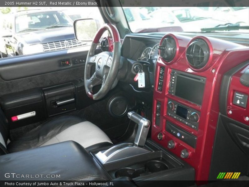 Red Metallic / Ebony Black 2005 Hummer H2 SUT