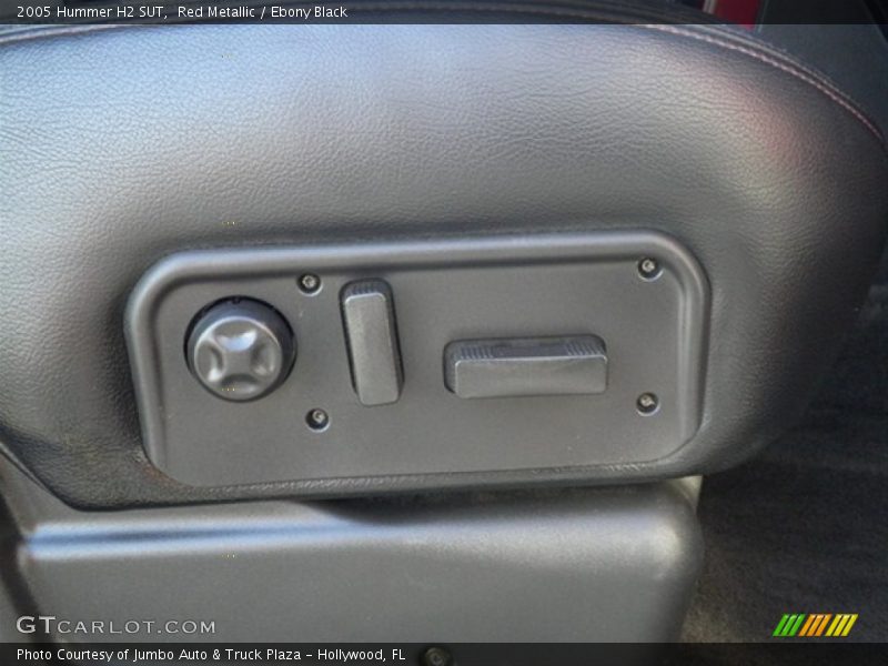 Red Metallic / Ebony Black 2005 Hummer H2 SUT