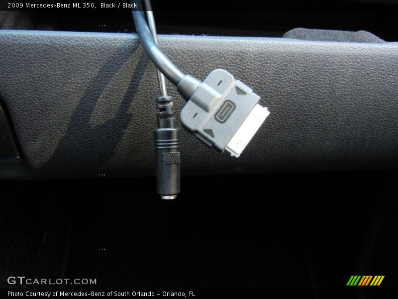 Black / Black 2009 Mercedes-Benz ML 350