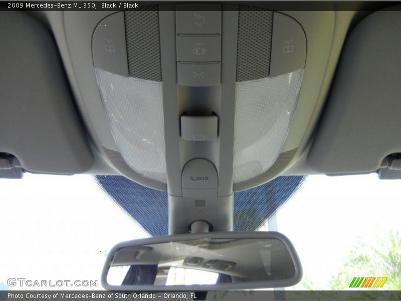 Black / Black 2009 Mercedes-Benz ML 350