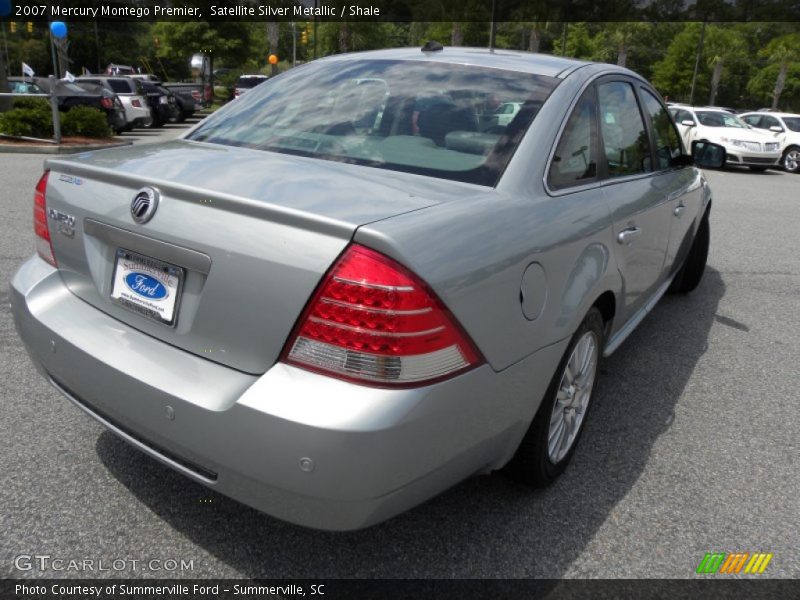 Satellite Silver Metallic / Shale 2007 Mercury Montego Premier