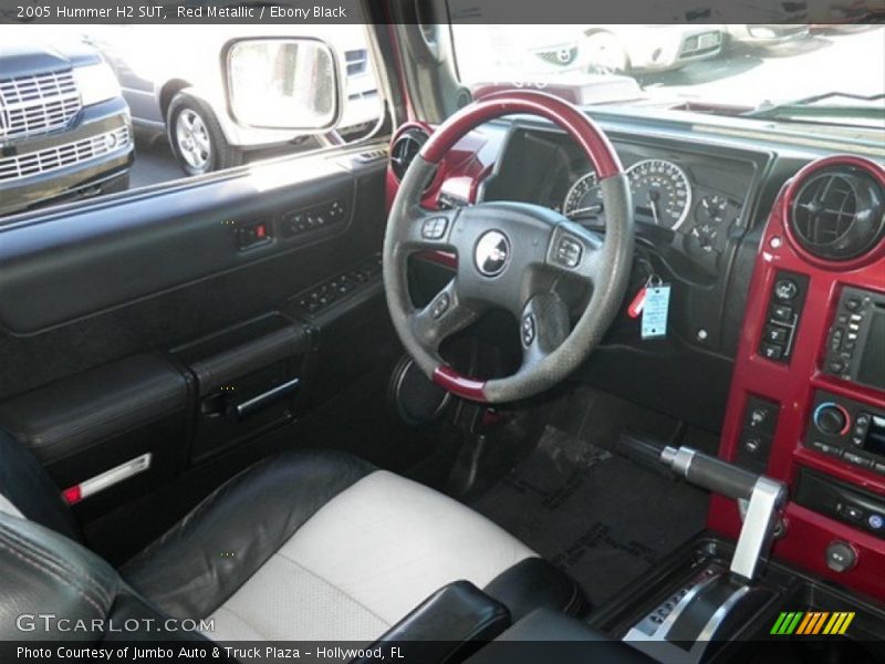 Red Metallic / Ebony Black 2005 Hummer H2 SUT