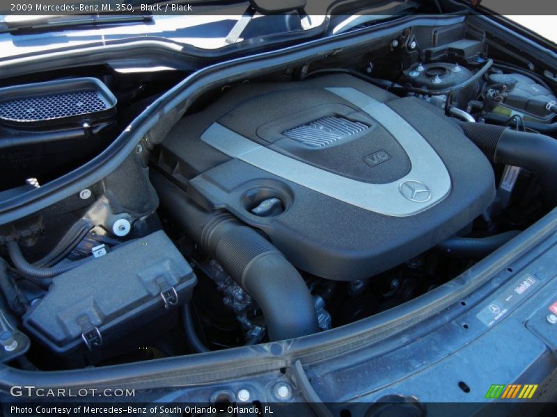 Black / Black 2009 Mercedes-Benz ML 350