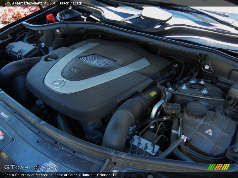 Black / Black 2009 Mercedes-Benz ML 350