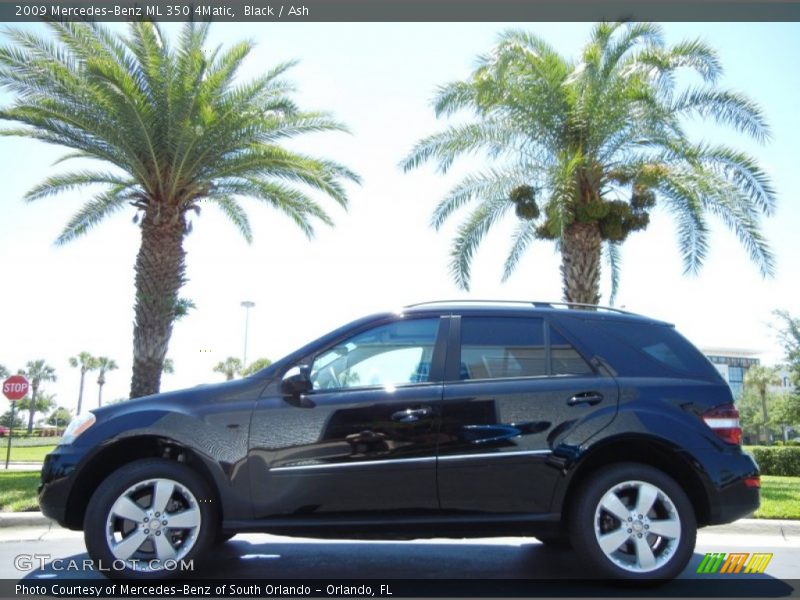 Black / Ash 2009 Mercedes-Benz ML 350 4Matic