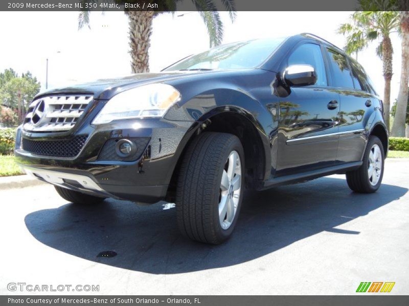 Black / Ash 2009 Mercedes-Benz ML 350 4Matic
