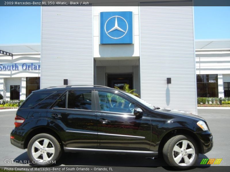 Black / Ash 2009 Mercedes-Benz ML 350 4Matic