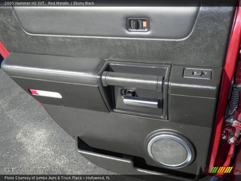 Red Metallic / Ebony Black 2005 Hummer H2 SUT