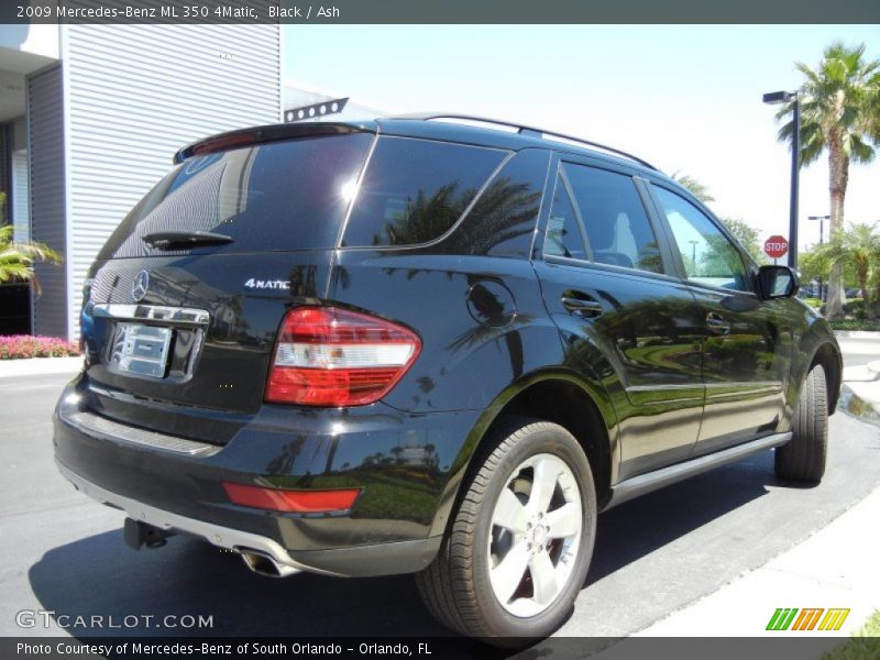 Black / Ash 2009 Mercedes-Benz ML 350 4Matic