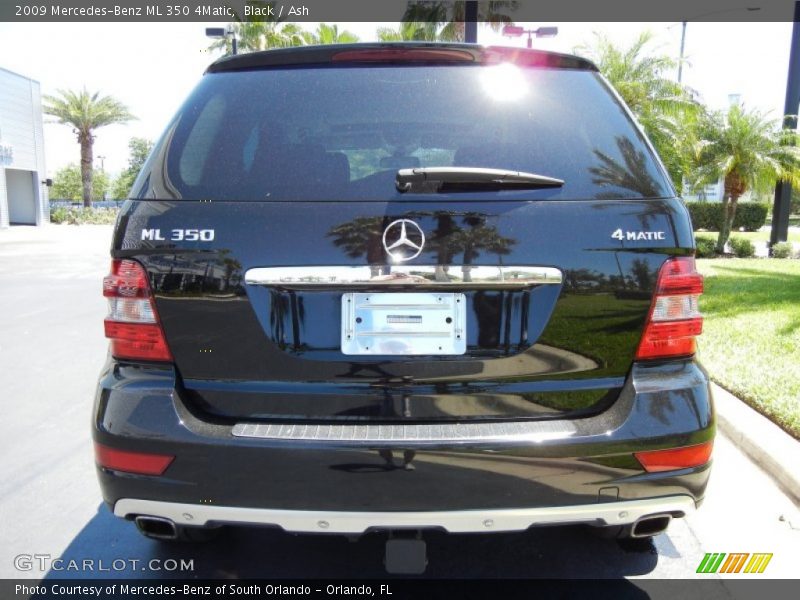 Black / Ash 2009 Mercedes-Benz ML 350 4Matic