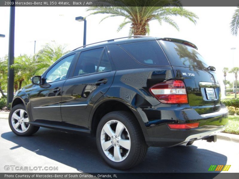 Black / Ash 2009 Mercedes-Benz ML 350 4Matic